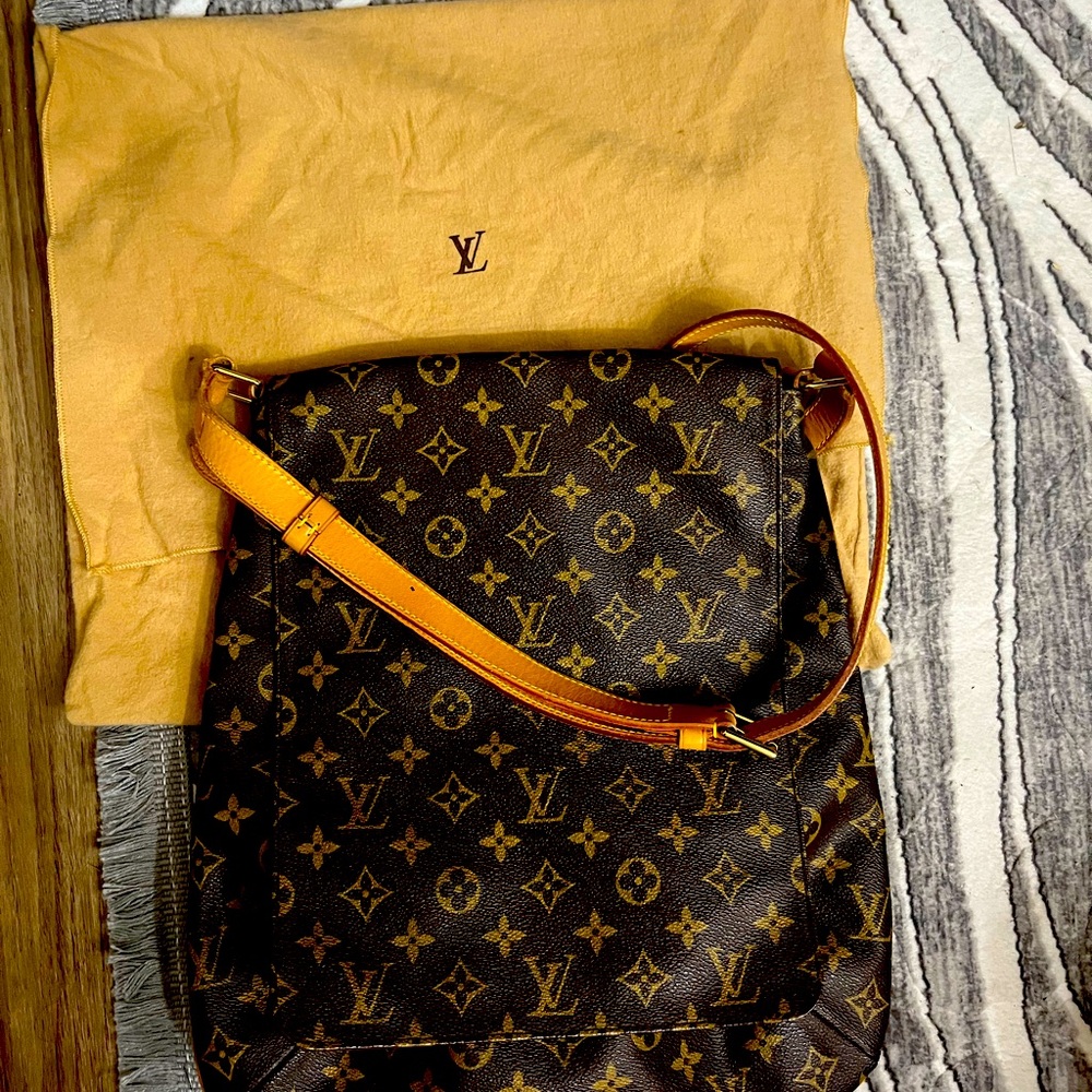 Louis Vuitton Salsa Flap long strap shoulder bag for sale.